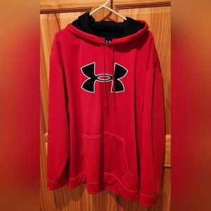 UNDER ARMOUR hoodie. Red. Size XXL